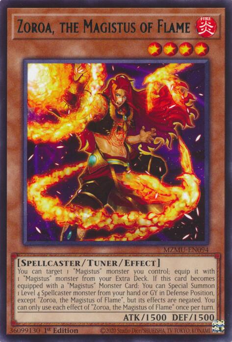 Zoroa, the Magistus of Flame [MZMU-EN094] Rare - Yugioh Cards For Your TCG Needs!