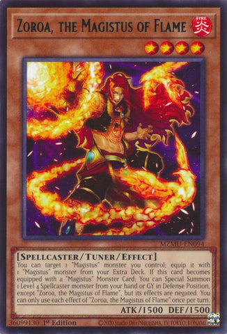 Zoroa, the Magistus of Flame [MZMU-EN094] Rare - Yugioh Cards For Your TCG Needs!