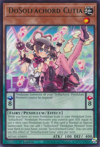DoSolfachord Cutia [MZMU-EN095] Rare - Yugioh Cards For Your TCG Needs!