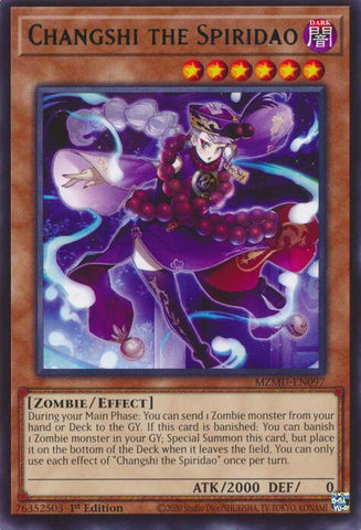 Changshi the Spiridao [MZMU-EN097] Rare - Yugioh Cards For Your TCG Needs!