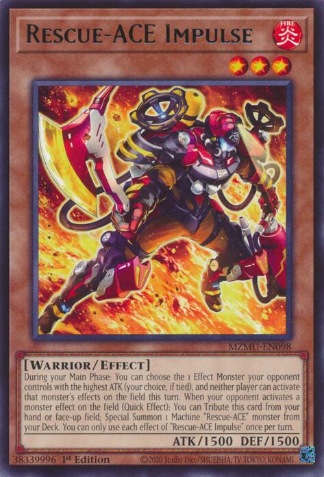 Rescue-ACE Impulse [MZMU-EN098] Rare - Yugioh Cards For Your TCG Needs!