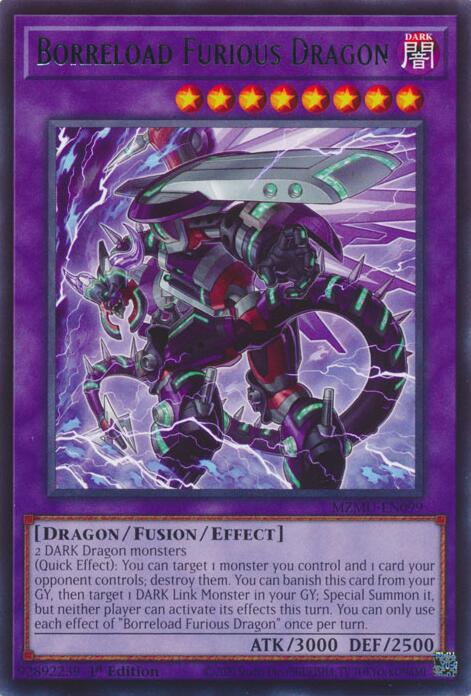 Borreload Furious Dragon [MZMU-EN099] Rare - Yugioh Cards For Your TCG Needs!