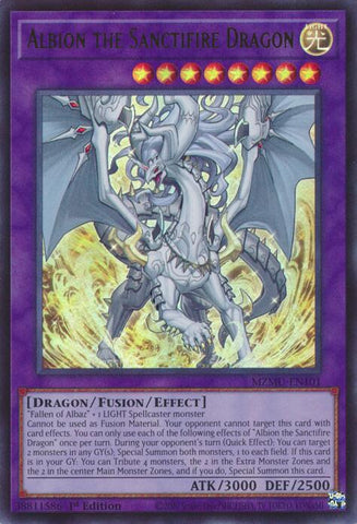 Albion the Sanctifire Dragon [MZMU-EN101] Ultra Rare - Yugioh Cards For Your TCG Needs!