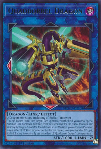 Quadborrel Dragon [MZMU-EN108] Rare - Yugioh Cards For Your TCG Needs!