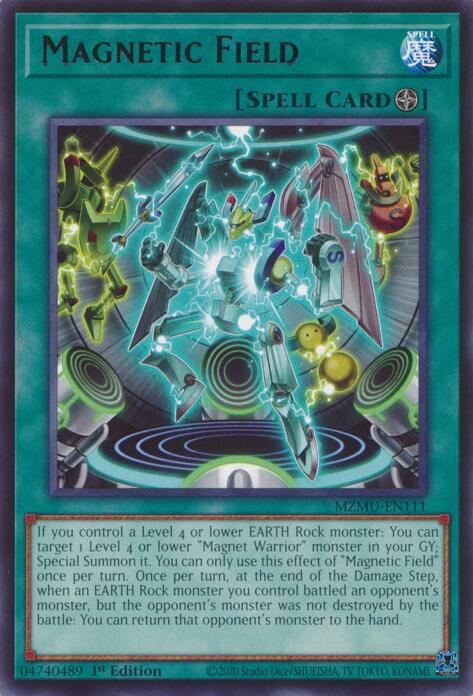 Magnetic Field [MZMU-EN111] Rare - Yugioh Cards For Your TCG Needs!