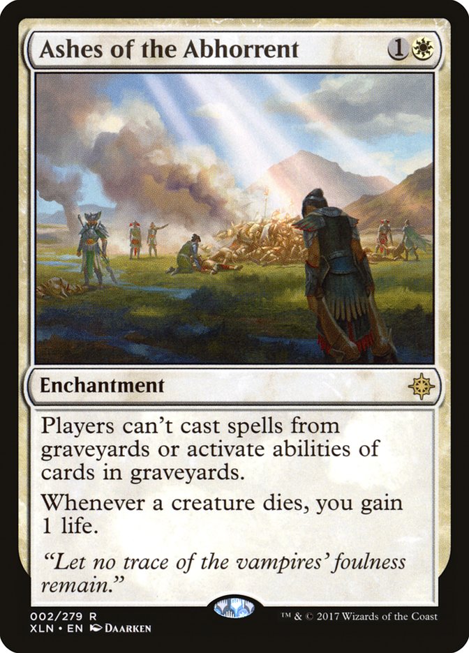 Ashes of the Abhorrent [Ixalan] Magic: The Gathering