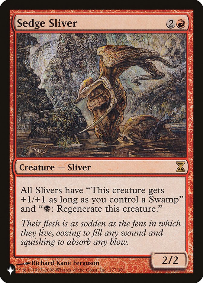 Sedge Sliver [The List] Magic: The Gathering
