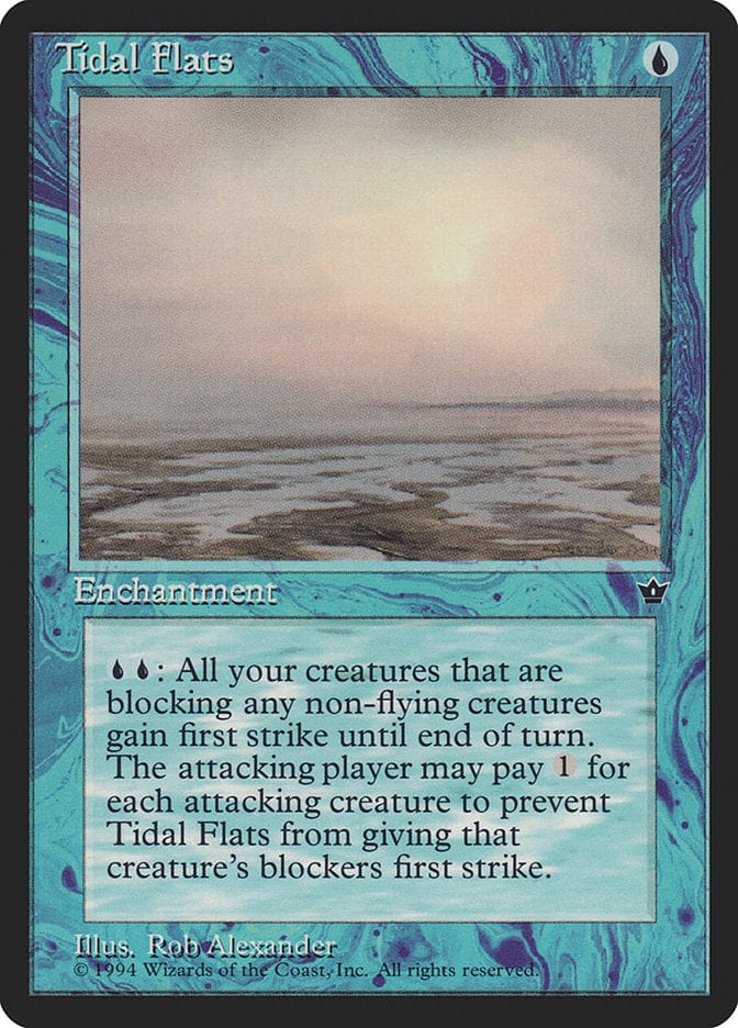Tidal Flats (Sun Behind Fog) [Fallen Empires] Magic: The Gathering