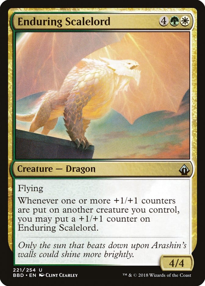 Enduring Scalelord [Battlebond] Magic: The Gathering