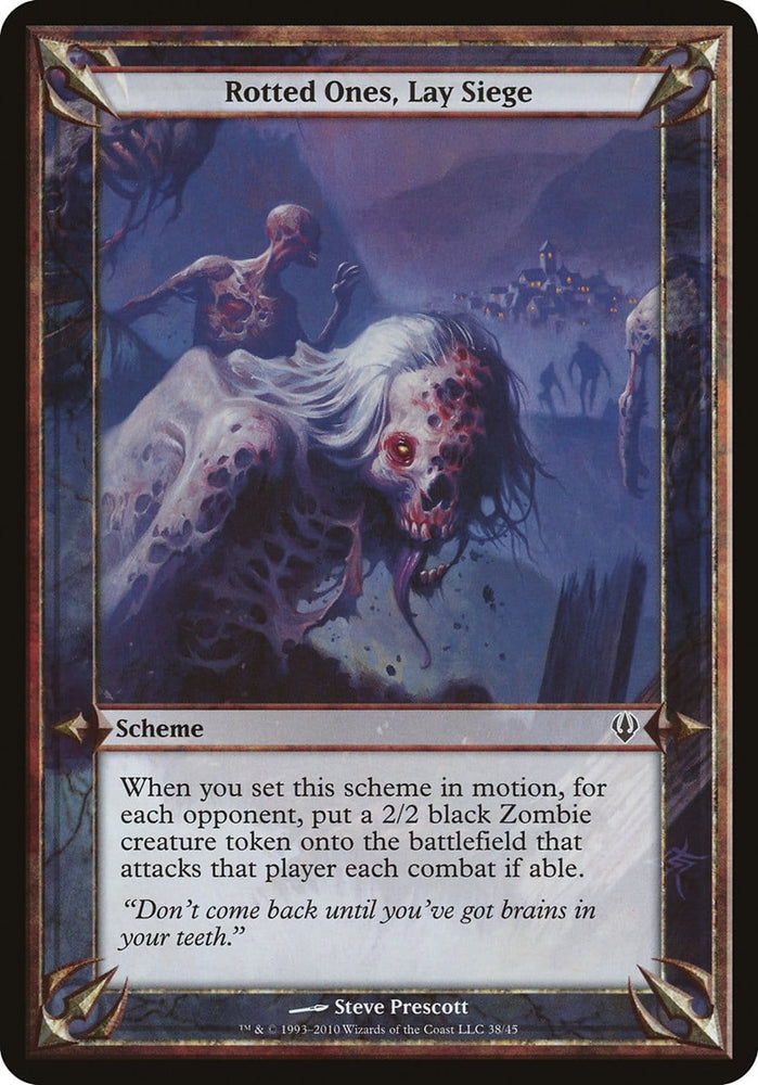 Rotted Ones, Lay Siege (Schemes) [Archenemy Schemes] Magic: The Gathering
