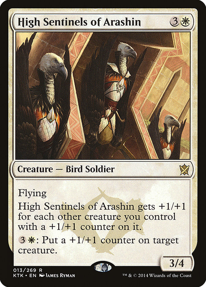 High Sentinels of Arashin [Khans of Tarkir] Magic: The Gathering
