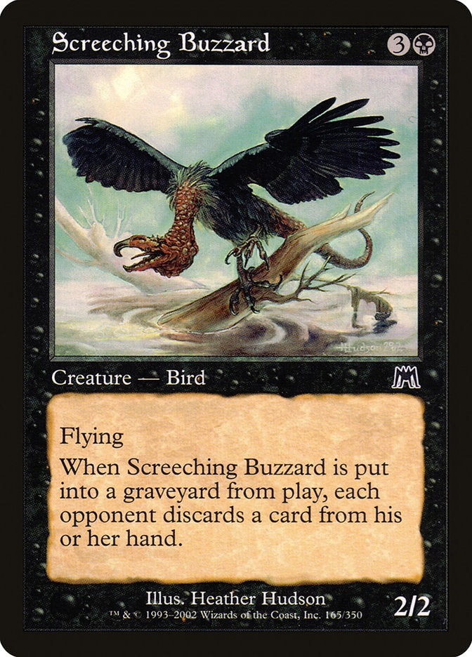Screeching Buzzard [Onslaught] Magic: The Gathering