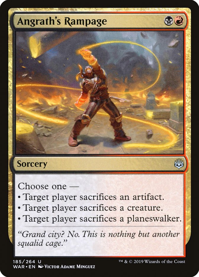 Angrath's Rampage [War of the Spark] Magic: The Gathering