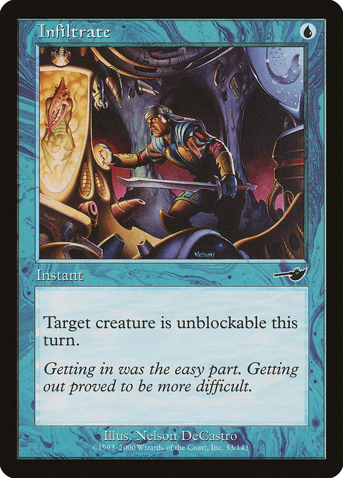 Infiltrate [Nemesis] Magic: The Gathering
