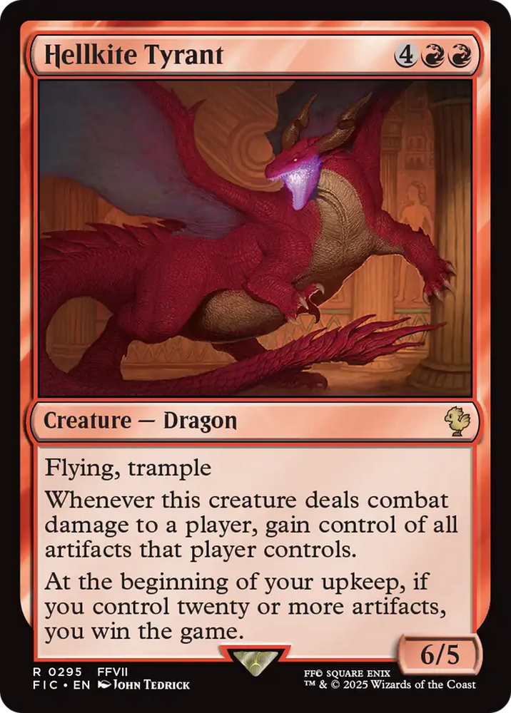 Hellkite Tyrant [FINAL FANTASY Commander] Magic: The Gathering
