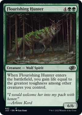 Flourishing Hunter [Jumpstart 2022] Magic: The Gathering