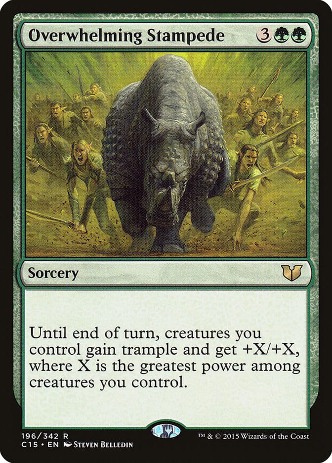 Overwhelming Stampede [Commander 2015] Magic: The Gathering