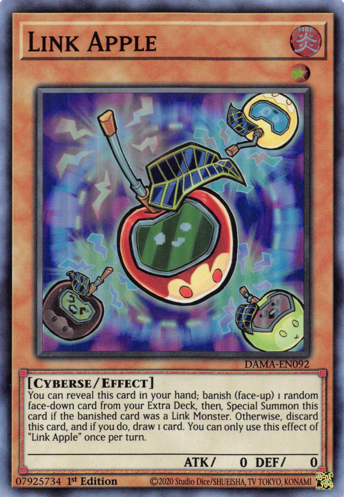 Link Apple [DAMA-EN092] Super Rare - Yugioh Cards For Your TCG Needs!