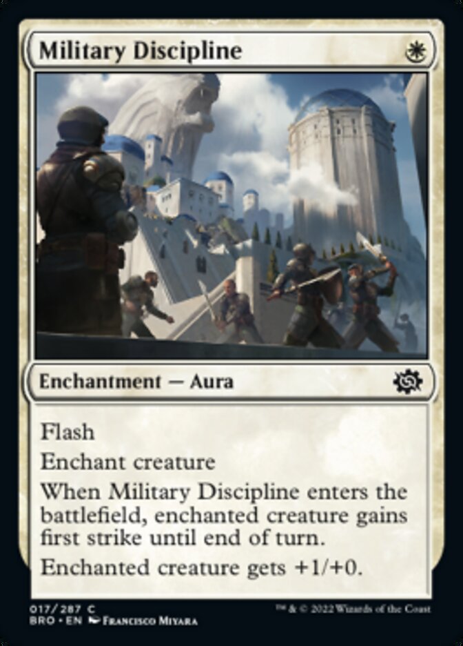Military Discipline [The Brothers' War] Magic: The Gathering
