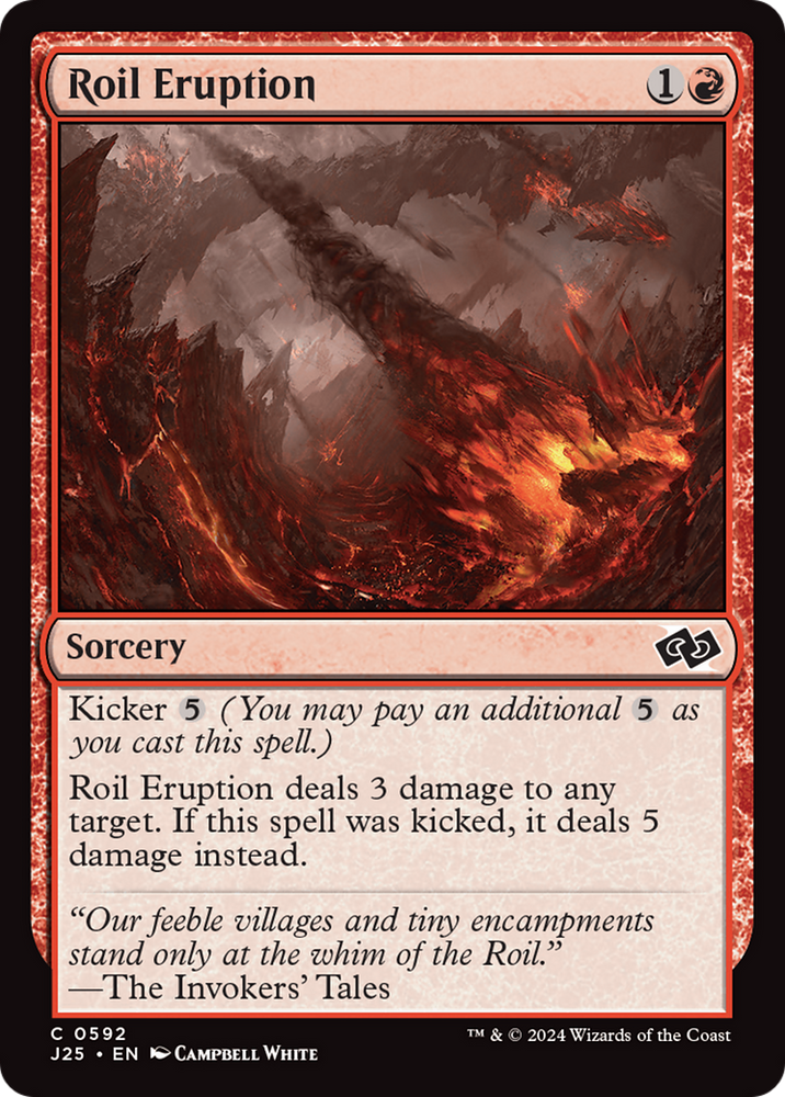 Roil Eruption [Foundations Jumpstart] Magic: The Gathering
