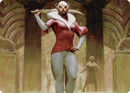 Mage's Attendant Art Card [Streets of New Capenna Art Series] Magic: The Gathering