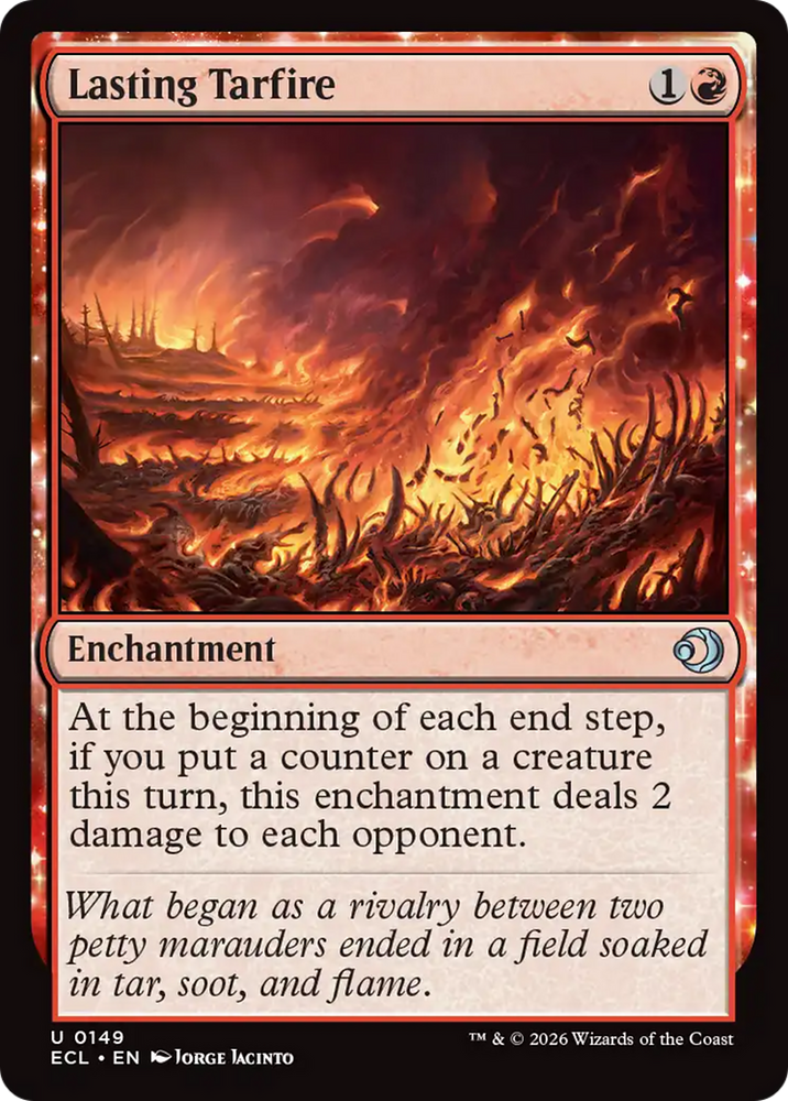 Lasting Tarfire [Lorwyn Eclipsed] Magic: The Gathering