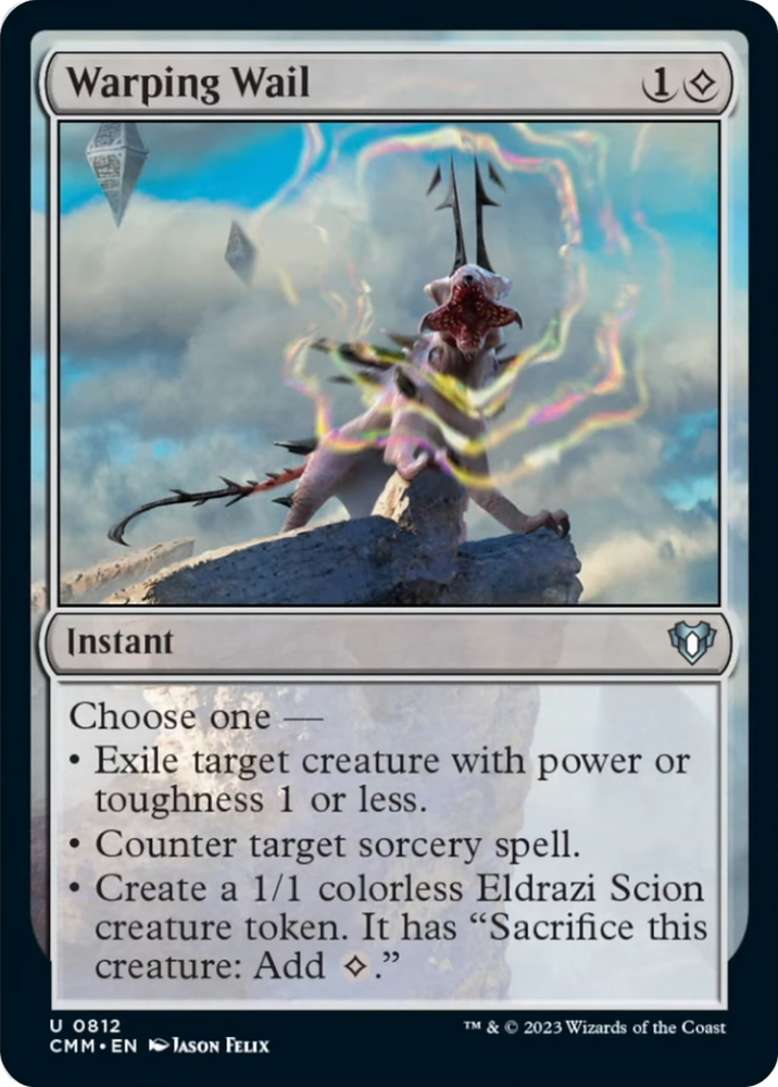 Warping Wail [Commander Masters] Magic: The Gathering