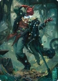 Tibalt, Cosmic Impostor Art Card [Kaldheim Art Series] Magic: The Gathering