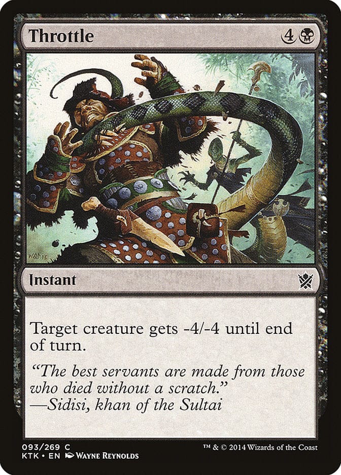 Throttle [Khans of Tarkir] Magic: The Gathering
