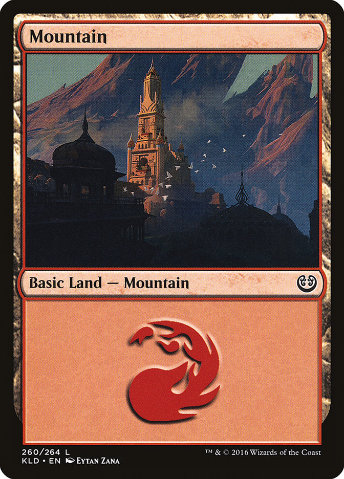 Mountain (260) [Kaladesh] Magic: The Gathering