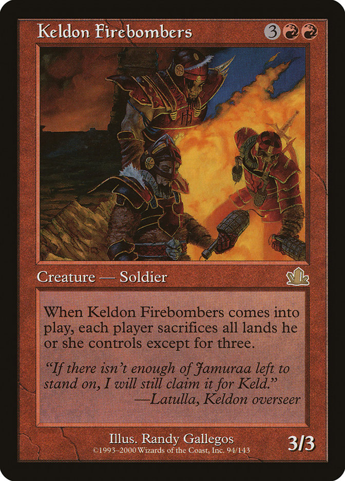 Keldon Firebombers [Prophecy] Magic: The Gathering