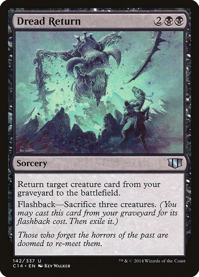 Dread Return [Commander 2014] Magic: The Gathering