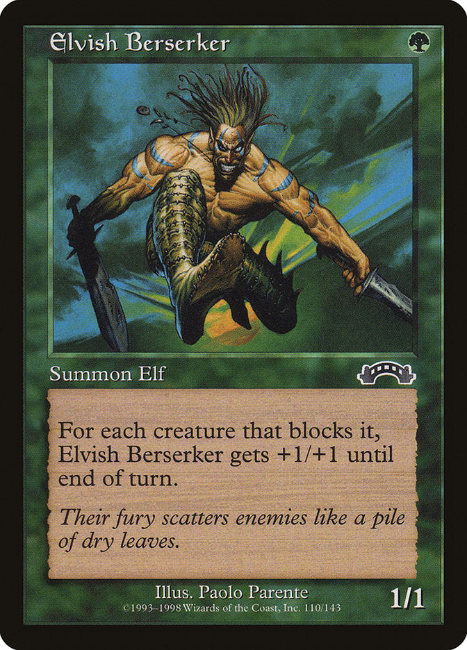Elvish Berserker [Exodus] Magic: The Gathering