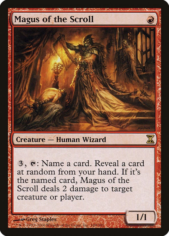Magus of the Scroll [Time Spiral] Magic: The Gathering