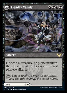 Selfless Glyphweaver // Deadly Vanity [Strixhaven: School of Mages] Magic: The Gathering