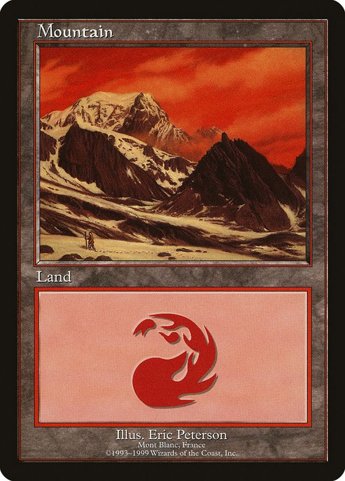 Mountain (13) [European Land Program] Magic: The Gathering