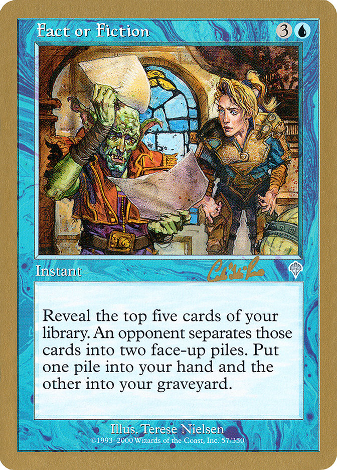 Fact or Fiction (Carlos Romao) [World Championship Decks 2002] Magic: The Gathering
