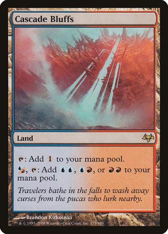 Cascade Bluffs [Eventide] Magic: The Gathering