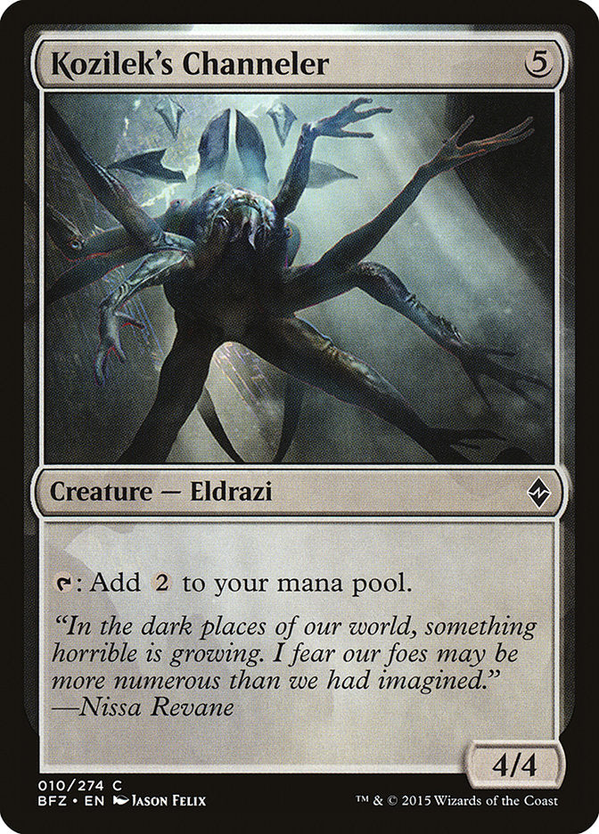 Kozilek's Channeler [Battle for Zendikar] Magic: The Gathering