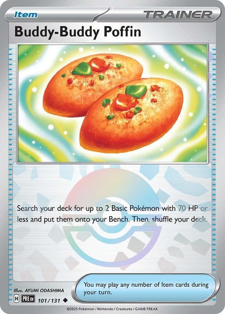 Buddy-Buddy Poffin (101/131) (Poke Ball Pattern) [Scarlet & Violet: Prismatic Evolutions] Pokémon
