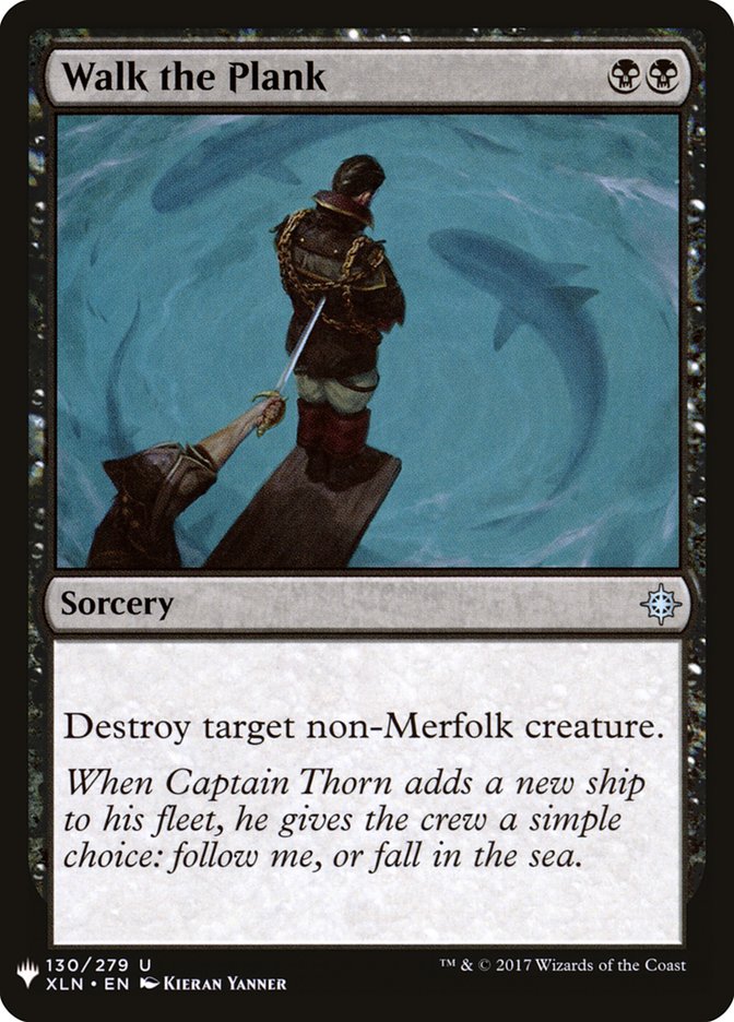 Walk the Plank [Mystery Booster] Magic: The Gathering
