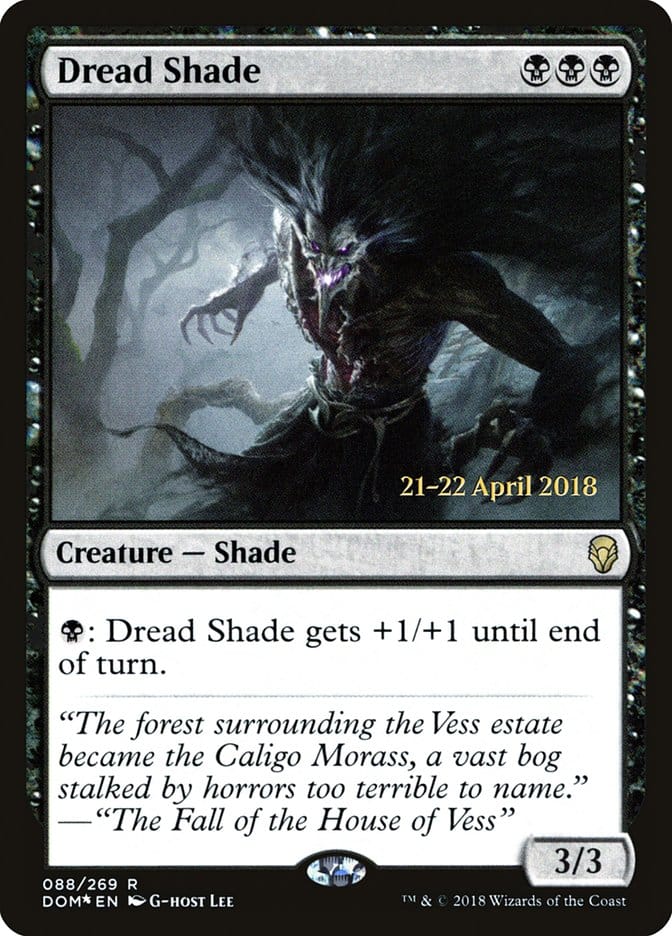 Dread Shade [Dominaria Prerelease Promos] Magic: The Gathering