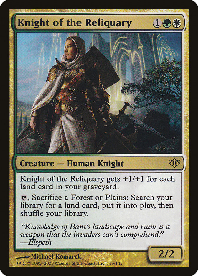 Knight of the Reliquary [Conflux] Magic: The Gathering