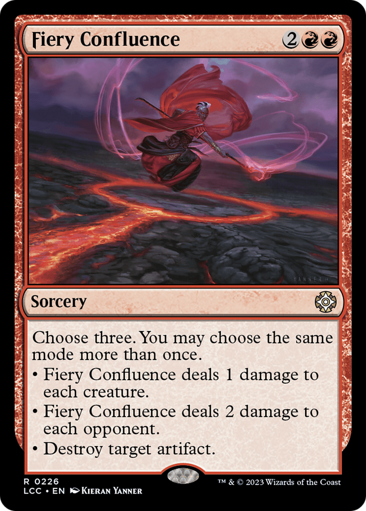 Fiery Confluence [The Lost Caverns of Ixalan Commander] Magic: The Gathering
