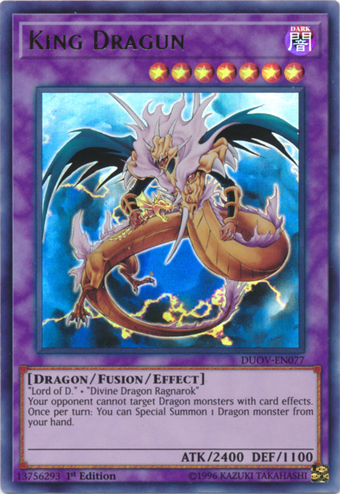King Dragun [DUOV-EN077] Ultra Rare - Yugioh Cards For Your TCG Needs!