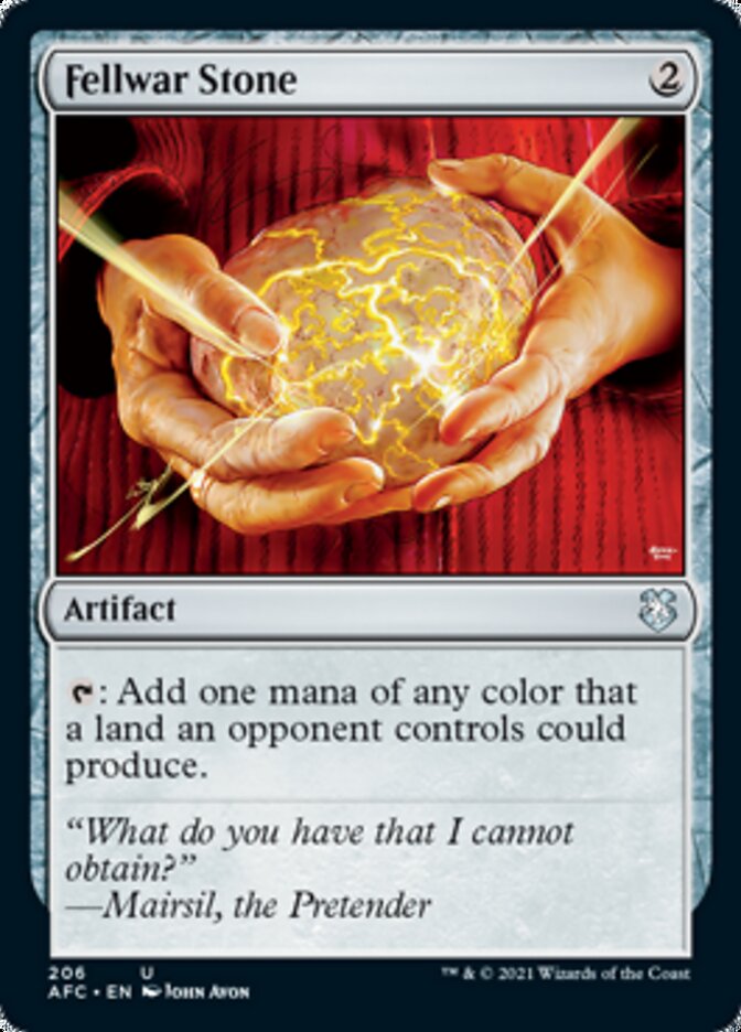 Fellwar Stone [Dungeons & Dragons: Adventures in the Forgotten Realms Commander] Magic: The Gathering