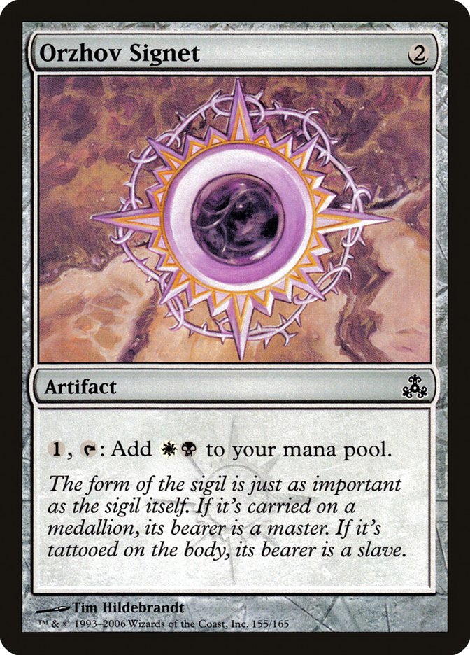 Orzhov Signet [Guildpact] Magic: The Gathering