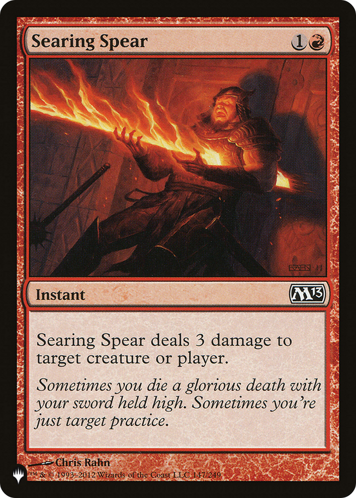 Searing Spear [The List] Magic: The Gathering