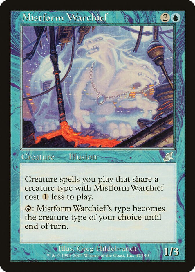 Mistform Warchief [Scourge] Magic: The Gathering