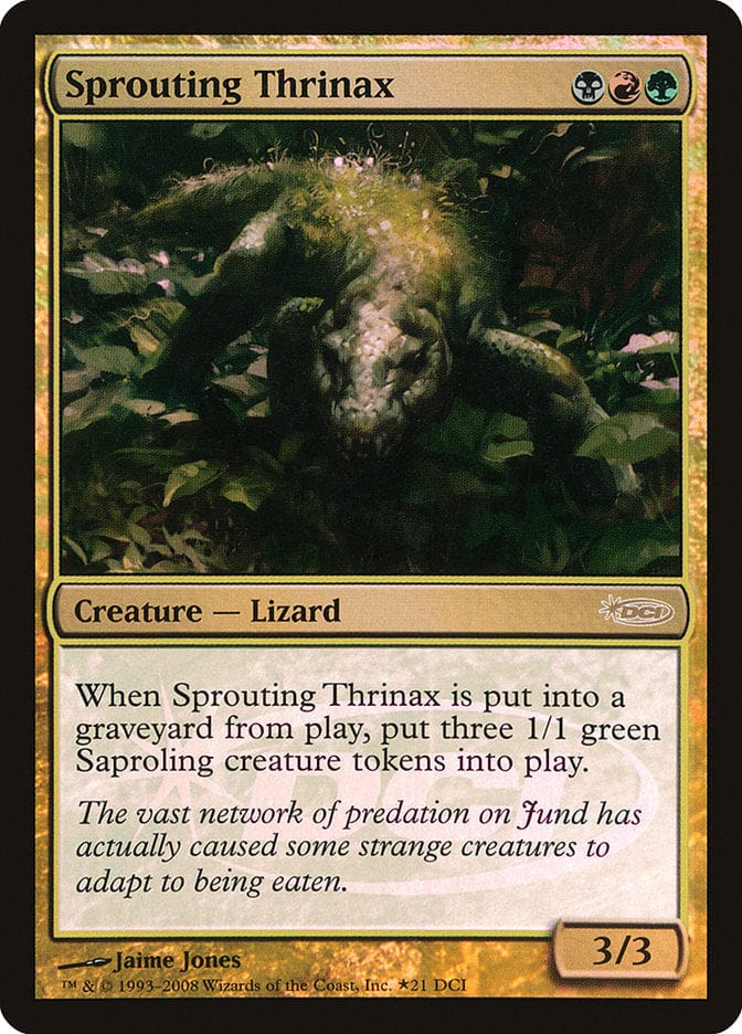 Sprouting Thrinax [Wizards Play Network 2008] Magic: The Gathering